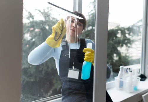 Nettoyage de vitres intérieures et extérieures à la Villeneuve-au-Chêne
